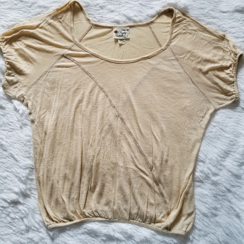 Slits On The Shoulder Top